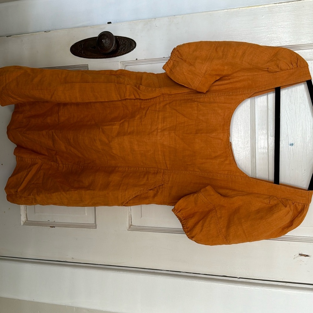 Madewell orange dress size 6